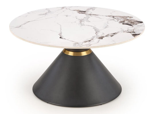 Žurnalinis staliukas GORETTI žurnalinis staliukas, baltas marmuras / juoda V-CH-GORETTI-LAW