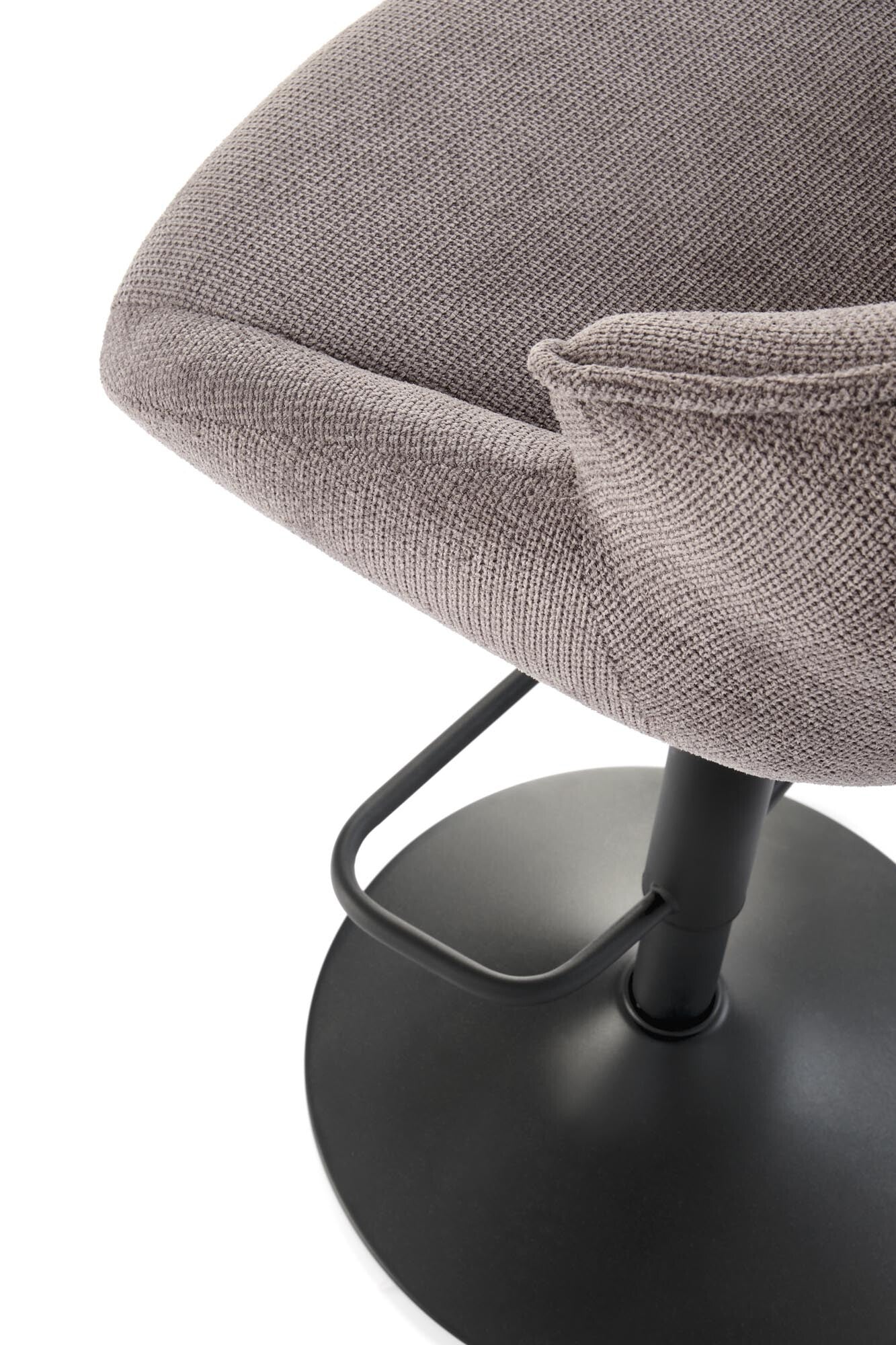 Baro kėdė H122 baro kėdė, juoda / pilka V-CH-H/122-POPIELATY (Pilka)