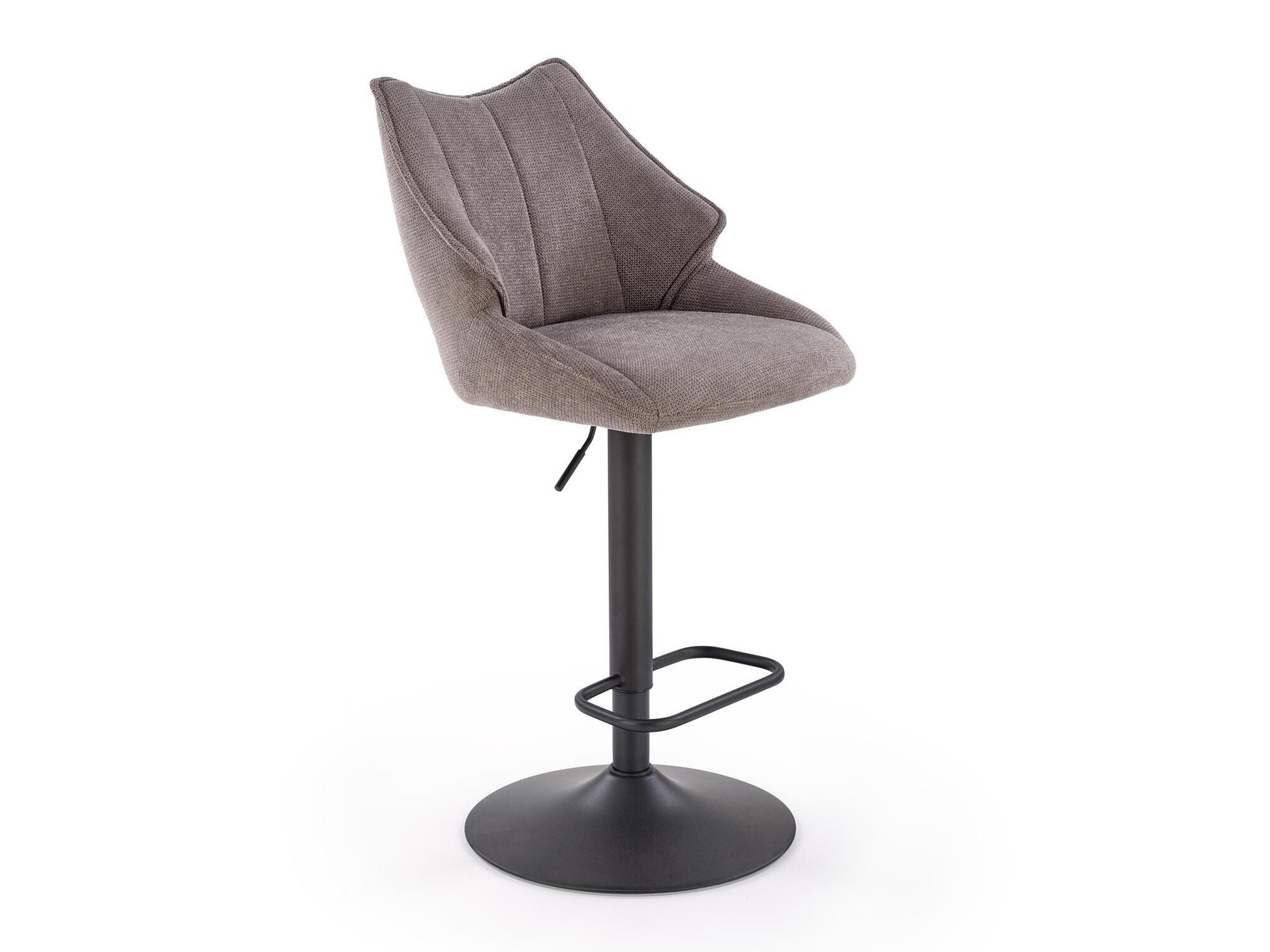 Baro kėdė H122 baro kėdė, juoda / pilka V-CH-H/122-POPIELATY (Pilka)