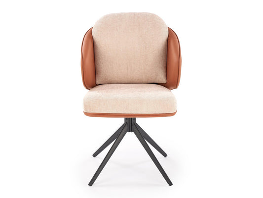 Kėdė K554 kėdė, ruda / beige V-CH-K/554-KR-BRĄZOWY (Ruda + Beige)