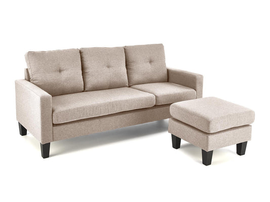 Minkštų baldų komplektas GERSON sofa with ottoman, color: smėlio V-CH-GERSON-SOFA-BEŻOWY (Beige)