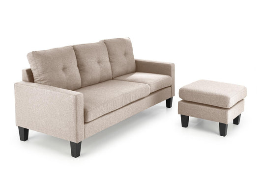 Minkštų baldų komplektas GERSON sofa with ottoman, color: smėlio V-CH-GERSON-SOFA-BEŻOWY (Beige)