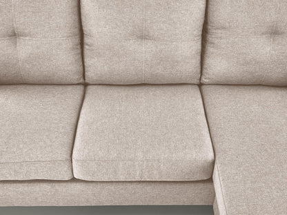 Minkštų baldų komplektas GERSON sofa with ottoman, color: smėlio V-CH-GERSON-SOFA-BEŻOWY (Beige)