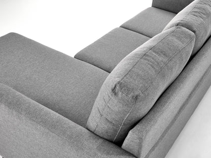 Minkštų baldų komplektas GERSON sofa with ottoman, color: pilka V-CH-GERSON-SOFA-POPIELATY (Pilka)