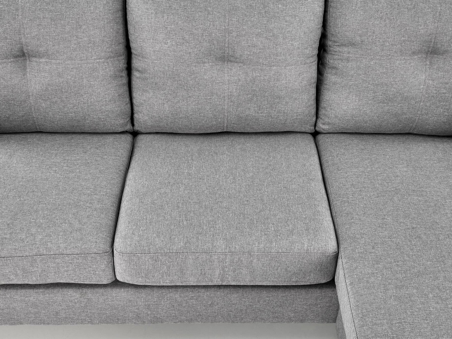 Minkštų baldų komplektas GERSON sofa with ottoman, color: pilka V-CH-GERSON-SOFA-POPIELATY (Pilka)