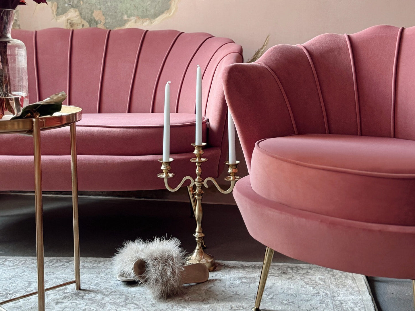 Sofa AMORINITO XL V-CH-AMORINITO_XL-FOT-J.RÓŻOWY, Spalva: Rožinė