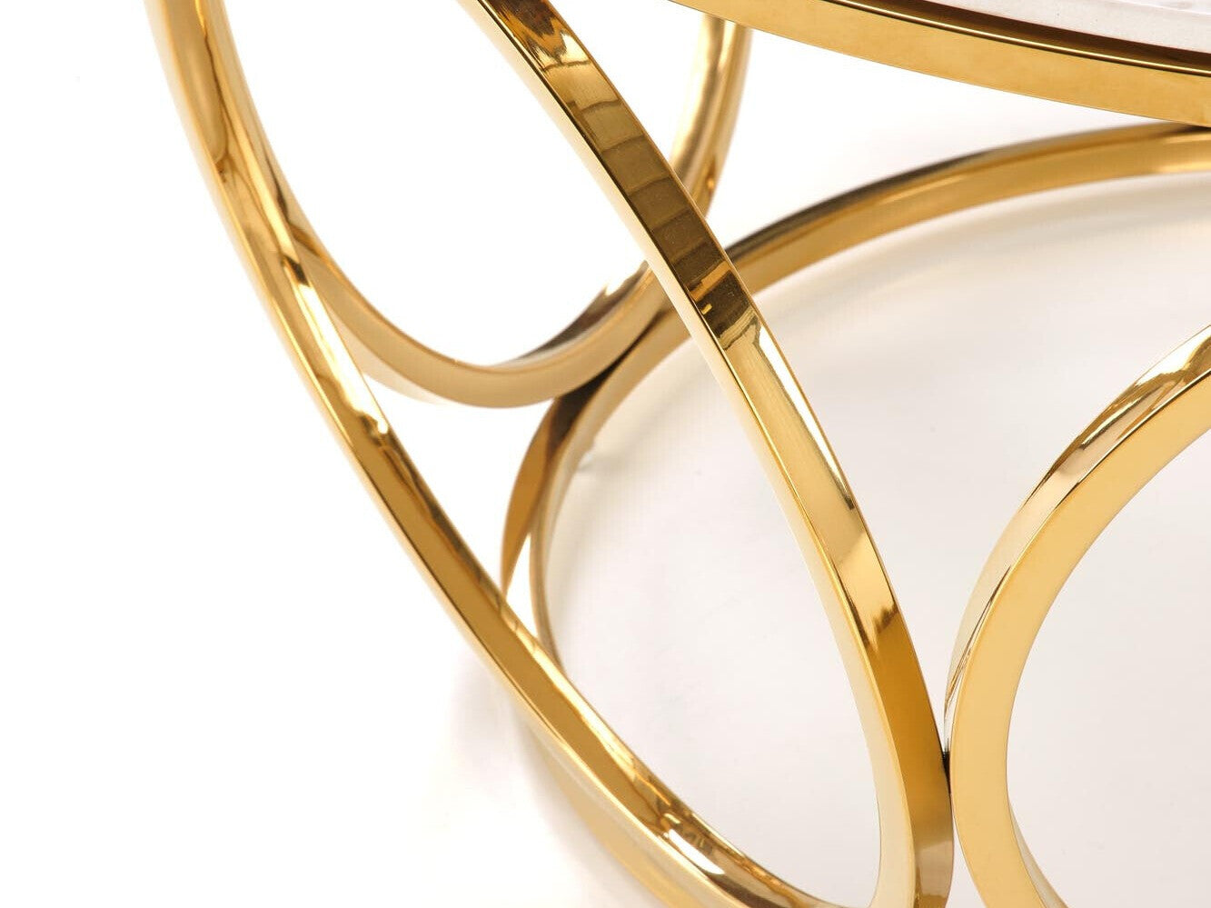 Žurnalinis staliukas VENUS 2 c. stalas, baltas marmuras / auksas V-CH-VENUS_2-LAW