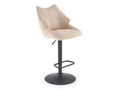 Baro kėdė H122 baro kėdė, juoda / beige V-CH-H/122-BEŻOWY (Beige)