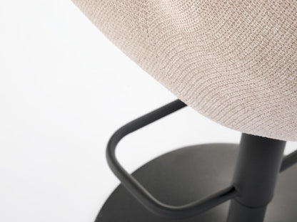 Baro kėdė H122 baro kėdė, juoda / beige V-CH-H/122-BEŻOWY (Beige)