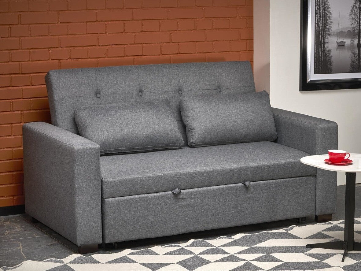 Sofa lova PAULINIO folding sofa color: pilka V-CH-PAULINIO-SOFA-POPIELATY (Pilka)