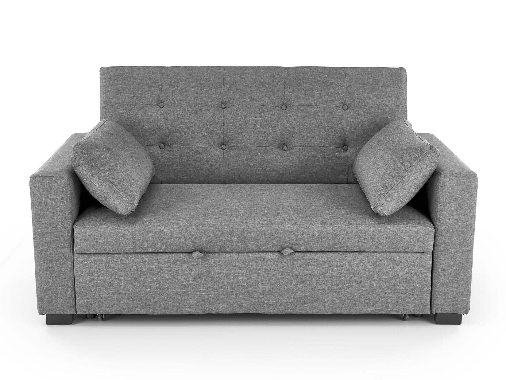 Sofa lova PAULINIO folding sofa color: pilka V-CH-PAULINIO-SOFA-POPIELATY (Pilka)
