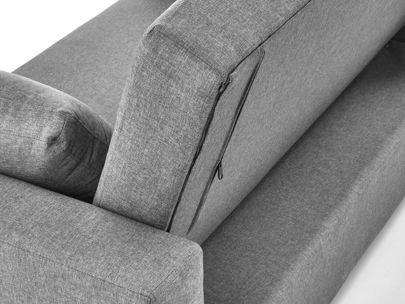 Sofa lova PAULINIO folding sofa color: pilka V-CH-PAULINIO-SOFA-POPIELATY (Pilka)