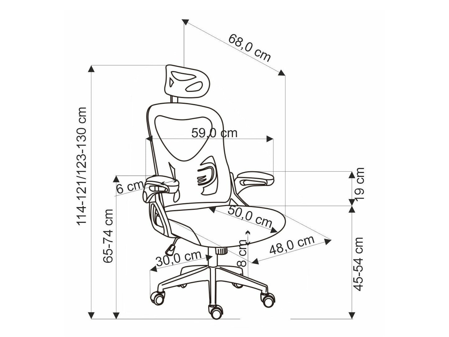 Biuro kėdė NEGRO biuro kėdė, juoda V-CH-NEGRO-FOT