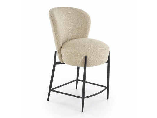 Pusbario kėdė H126 baro kėdė, smėlio V-CH-H/126-BEŻOWY (Beige)