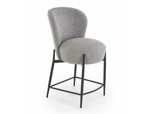 Pusbario kėdė H126 baro kėdė, pilka V-CH-H/126-POPIELATY (Pilka)