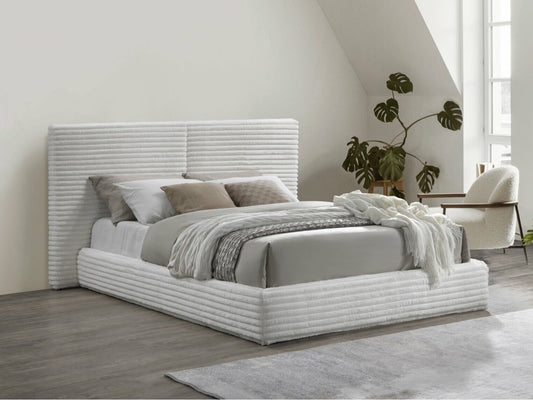 Lova MADERA 160 lova, color: kreminėy V-CH-MADERA_160-LOZ-KREMOWY