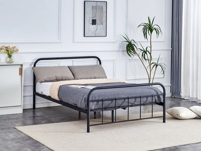 Lova LINDA 140 lova color: juoda V-CH-LINDA_140-LOZ-CZARNY