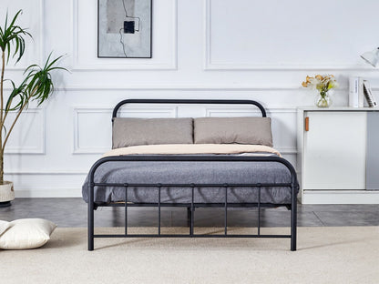 Lova LINDA 140 lova color: juoda V-CH-LINDA_140-LOZ-CZARNY