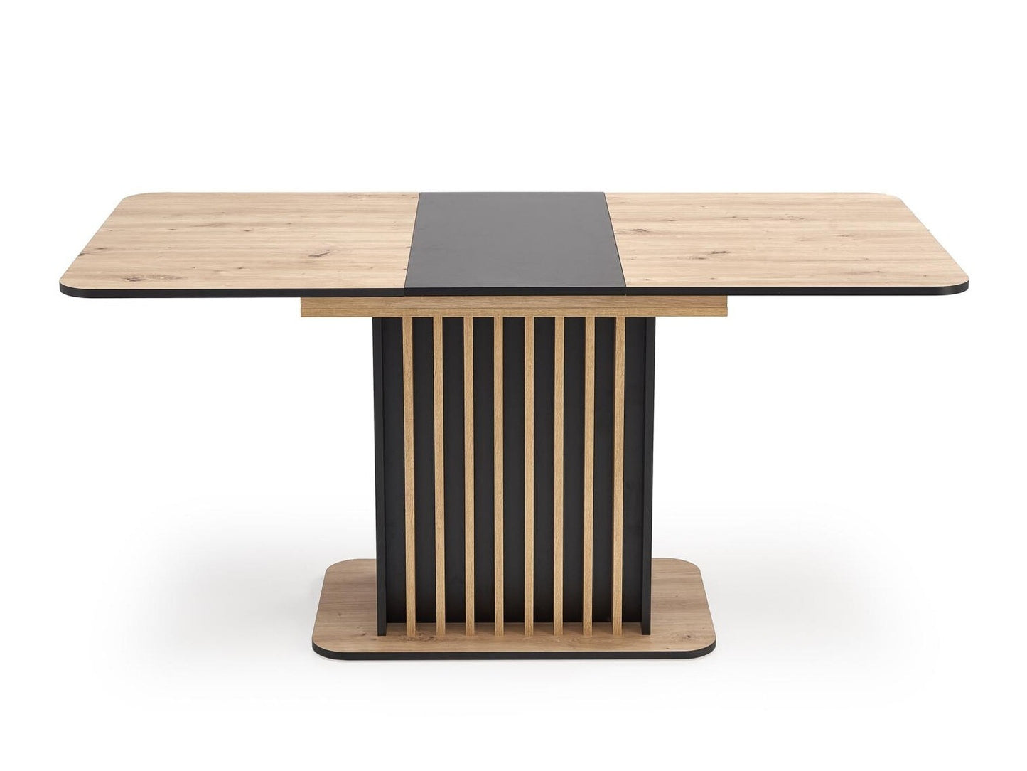 Stalas WILSON extension stalas, top - artisan ąžuolas / juoda, kojos - artisan ąžuolas / juoda V-UA-WILSON-ST