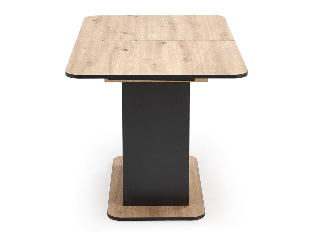 Stalas WILSON extension stalas, top - artisan ąžuolas / juoda, kojos - artisan ąžuolas / juoda V-UA-WILSON-ST