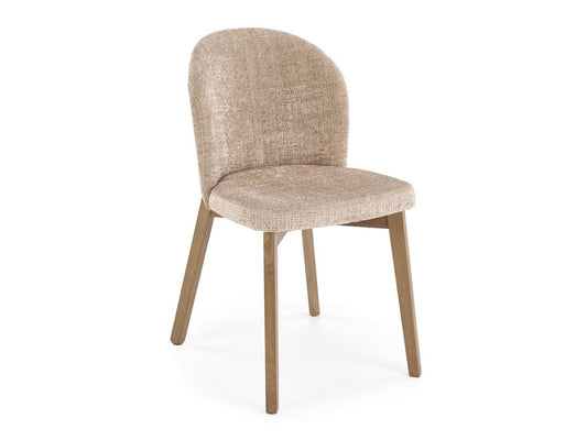 Kėdė BASSO kėdė šviesi graikinis riešutas/ CREMONA 14 (beige) V-PL-N-BASSO-J.ORZECH/CREMONA14, Spalva: Beige + Graikinis riešutas
