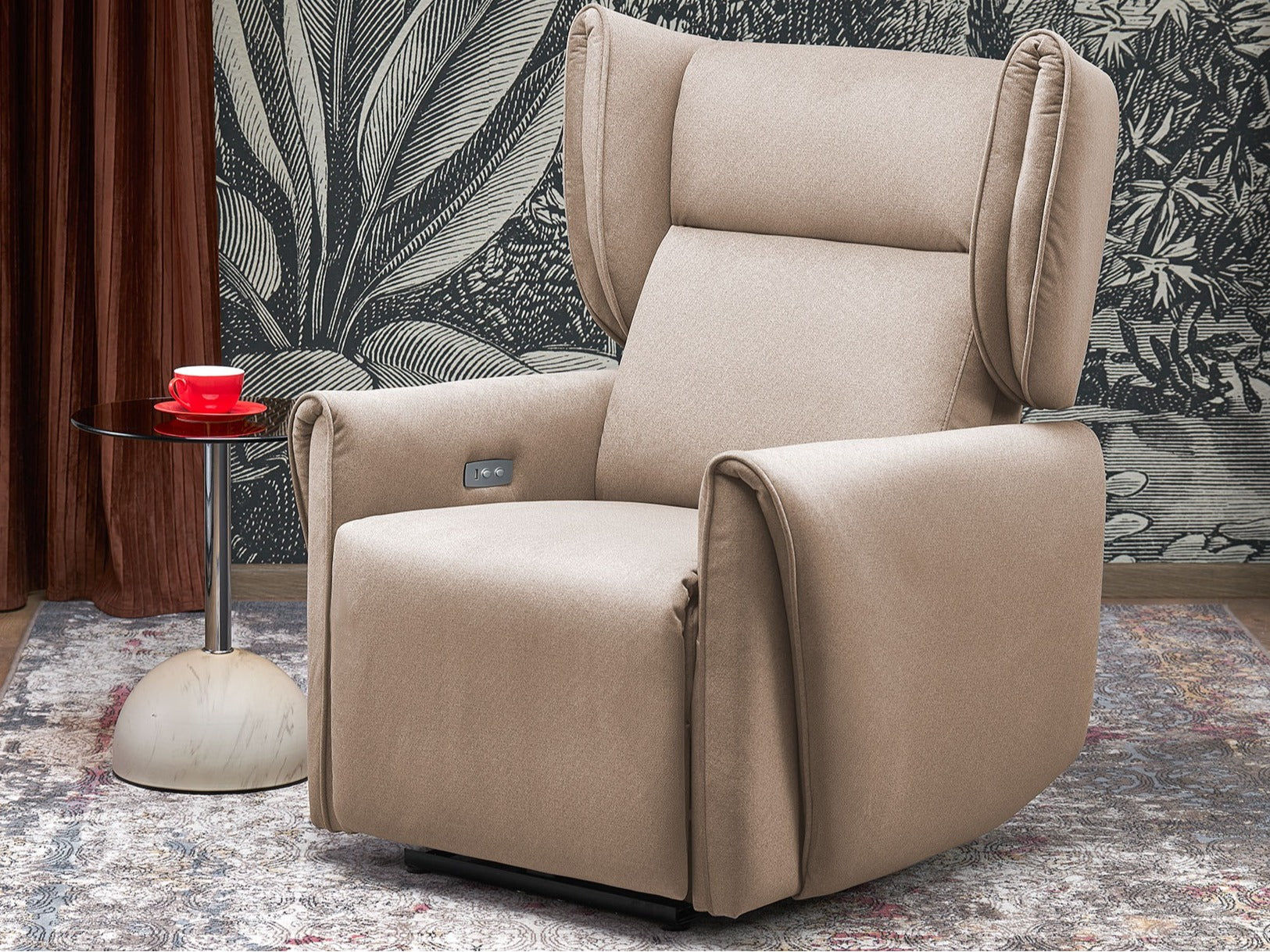 Fotelis reglaineris GELATO leisure kėdė, beige V-CH-GELATO-FOT-BEŻOWY (Beige)