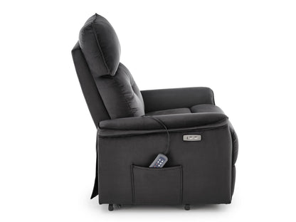 Fotelis reglaineris SEMIR 2 leisure kėdė, juoda V-CH-SEMIR_2-FOT-CZARNY (Juoda)