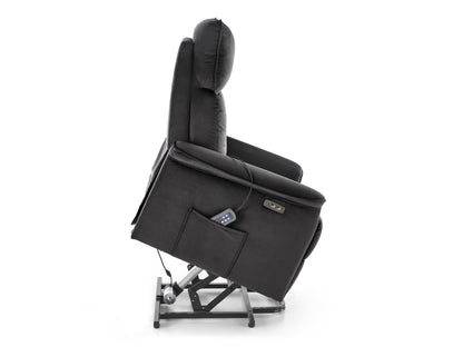 Fotelis reglaineris SEMIR 2 leisure kėdė, juoda V-CH-SEMIR_2-FOT-CZARNY (Juoda)