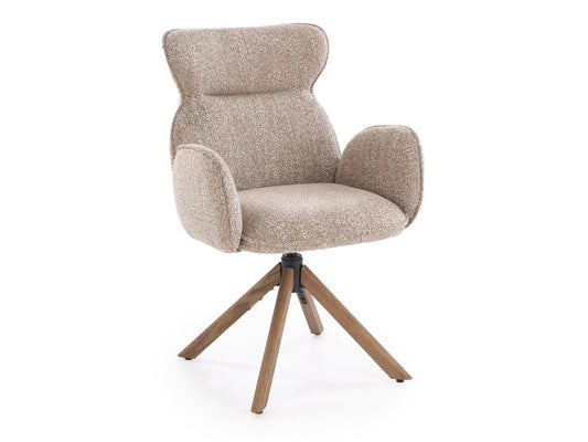 Kėdė K585 kėdė, tamsi beige / l.graikinis riešutas V-CH-K/585-KR-C.BEŻOWY/J.ORZECH