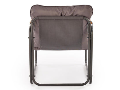 Lauko baldų komplektas HUDSON garden komplektas ( sofa, kėdė 2x, c. stalas ), pilka / ruda V-CH-HUDSON-ZESTAW