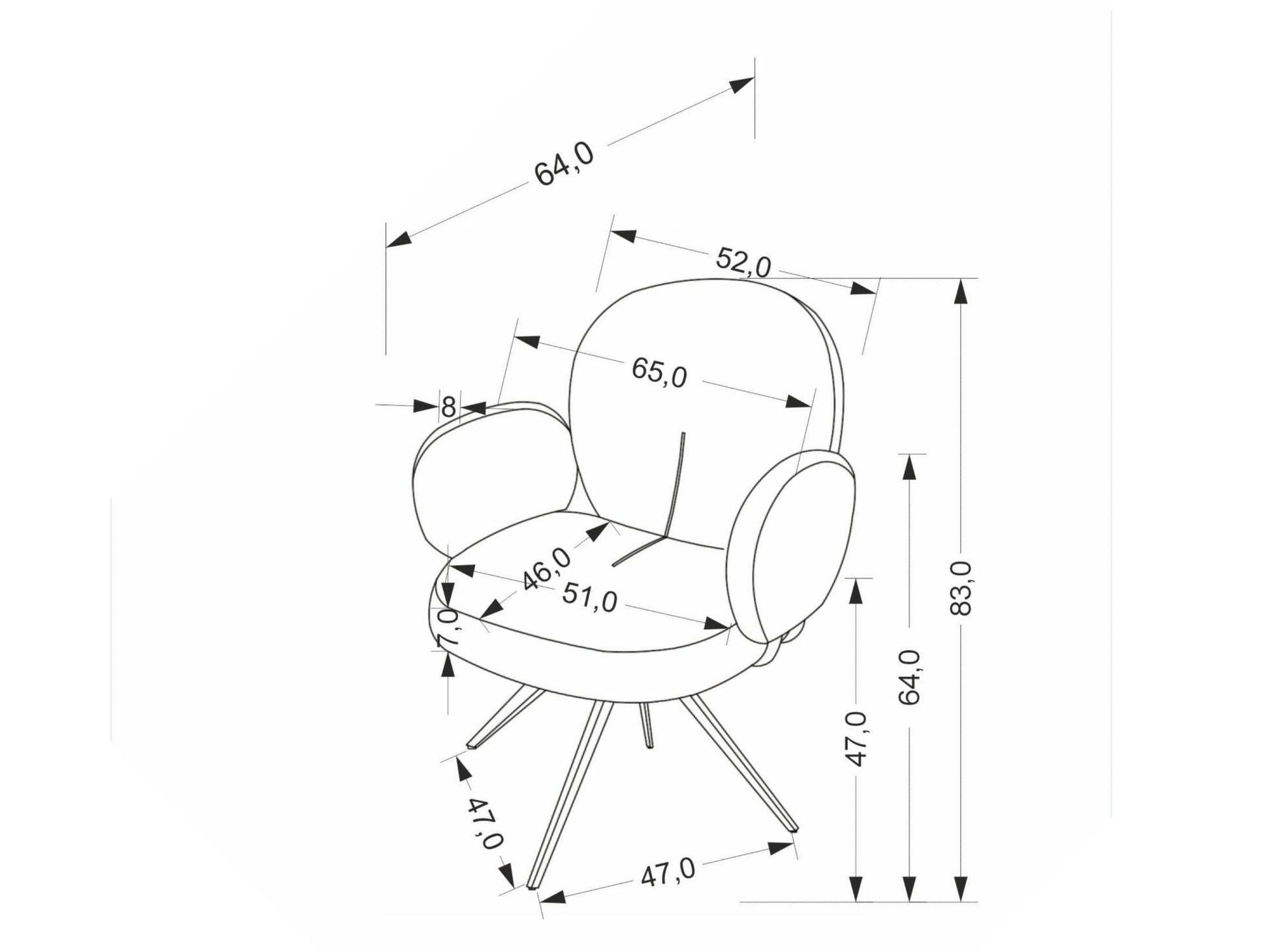 Kėdė K568 kėdė, tamsi smėlinė V-CH-K/568-KR-C.BEŻOWY (Smėlinė)
