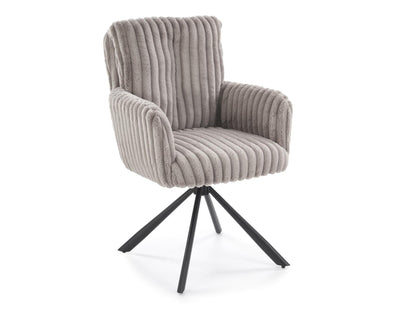 Kėdė K572 kėdė, V-CH-K/572-KR-POPIELATY (Pilka + Juoda)
