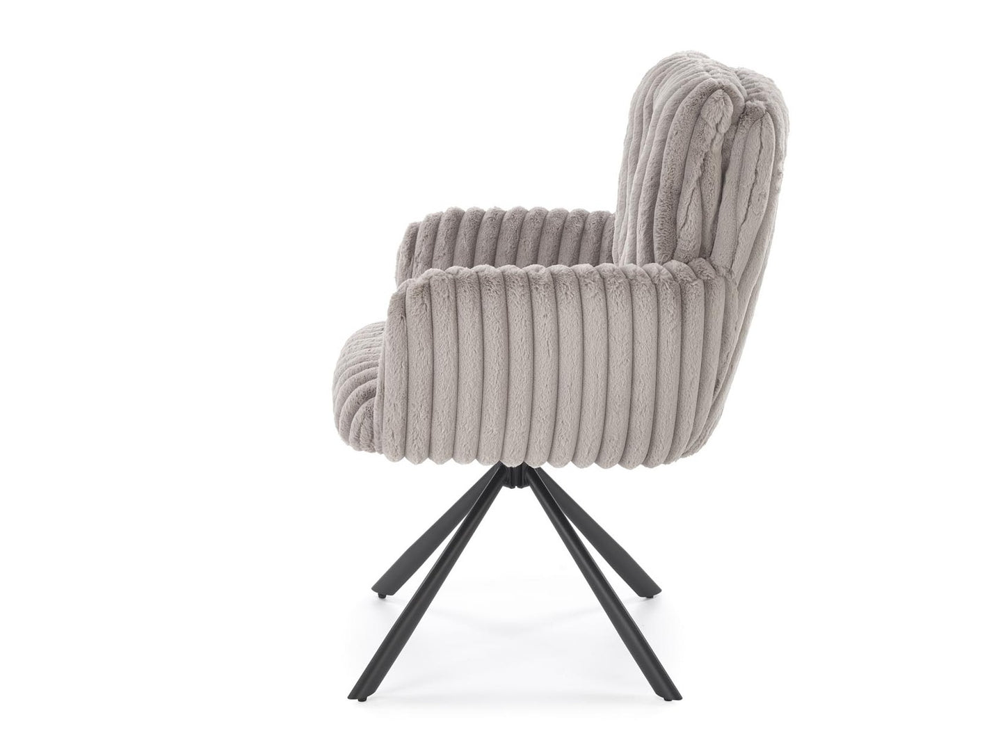 Kėdė K572 kėdė, V-CH-K/572-KR-POPIELATY (Pilka + Juoda)