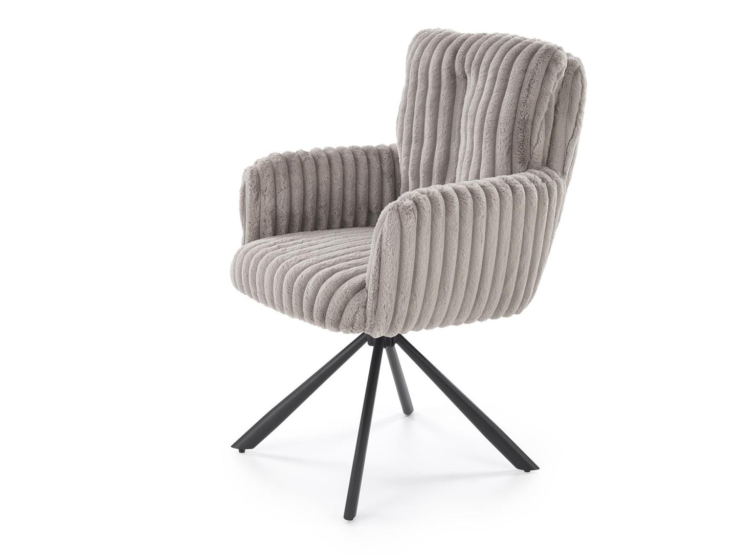 Kėdė K572 kėdė, V-CH-K/572-KR-POPIELATY (Pilka + Juoda)