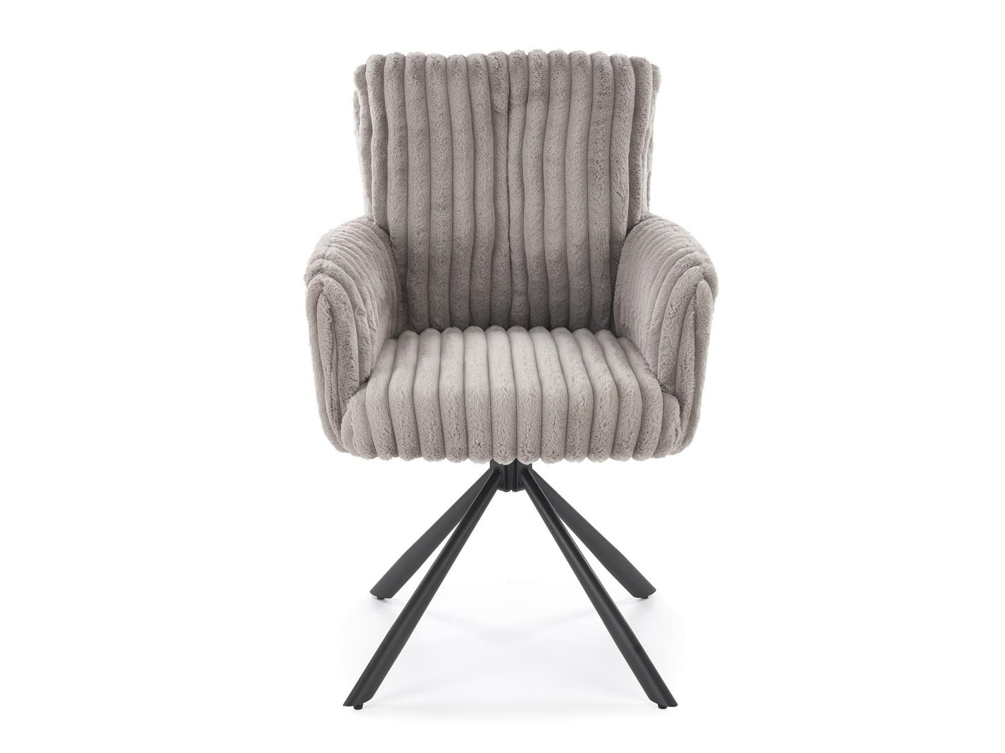 Kėdė K572 kėdė, V-CH-K/572-KR-POPIELATY (Pilka + Juoda)