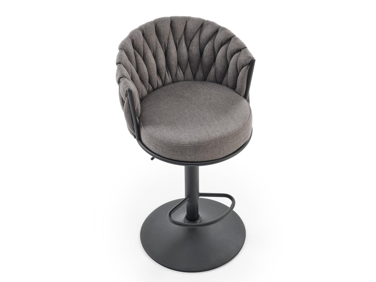 Baro kėdė H125 baro kėdė, juoda / pilka V-CH-H/125-POPIELATY (Pilka + Juoda)