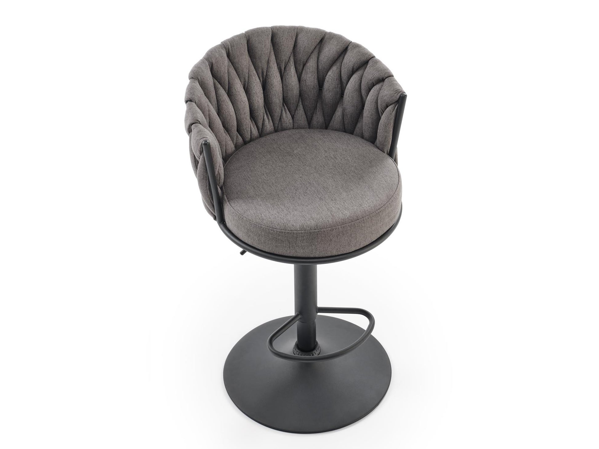 Baro kėdė H125 baro kėdė, juoda / pilka V-CH-H/125-POPIELATY (Pilka + Juoda)