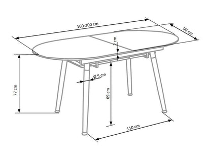 Stalas CALIBER 4137352