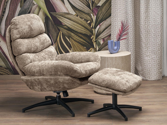 Fotelis DARIO leisure kėdė V-CH-DARIO-FOT-BEŻOWY, Spalva: Smėlinė