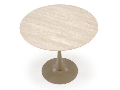 Stalas TOLIO apvalus stalas, travertine / kašmyras V-CH-TOLIO-ST