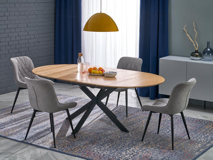 Kėdė K567 V-CH-K/567-KR-POPIELATY, Spalva: Pilka