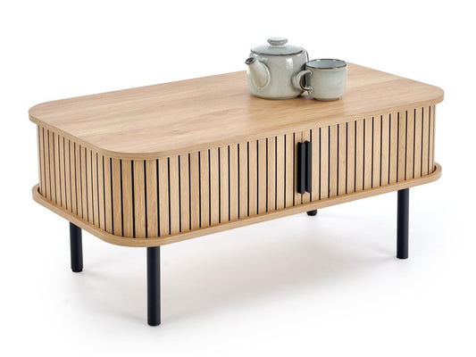 Žurnalinis staliukas ANGELINA žurnalinis staliukas, natural/juoda V-CH-ANGELINA-LAW