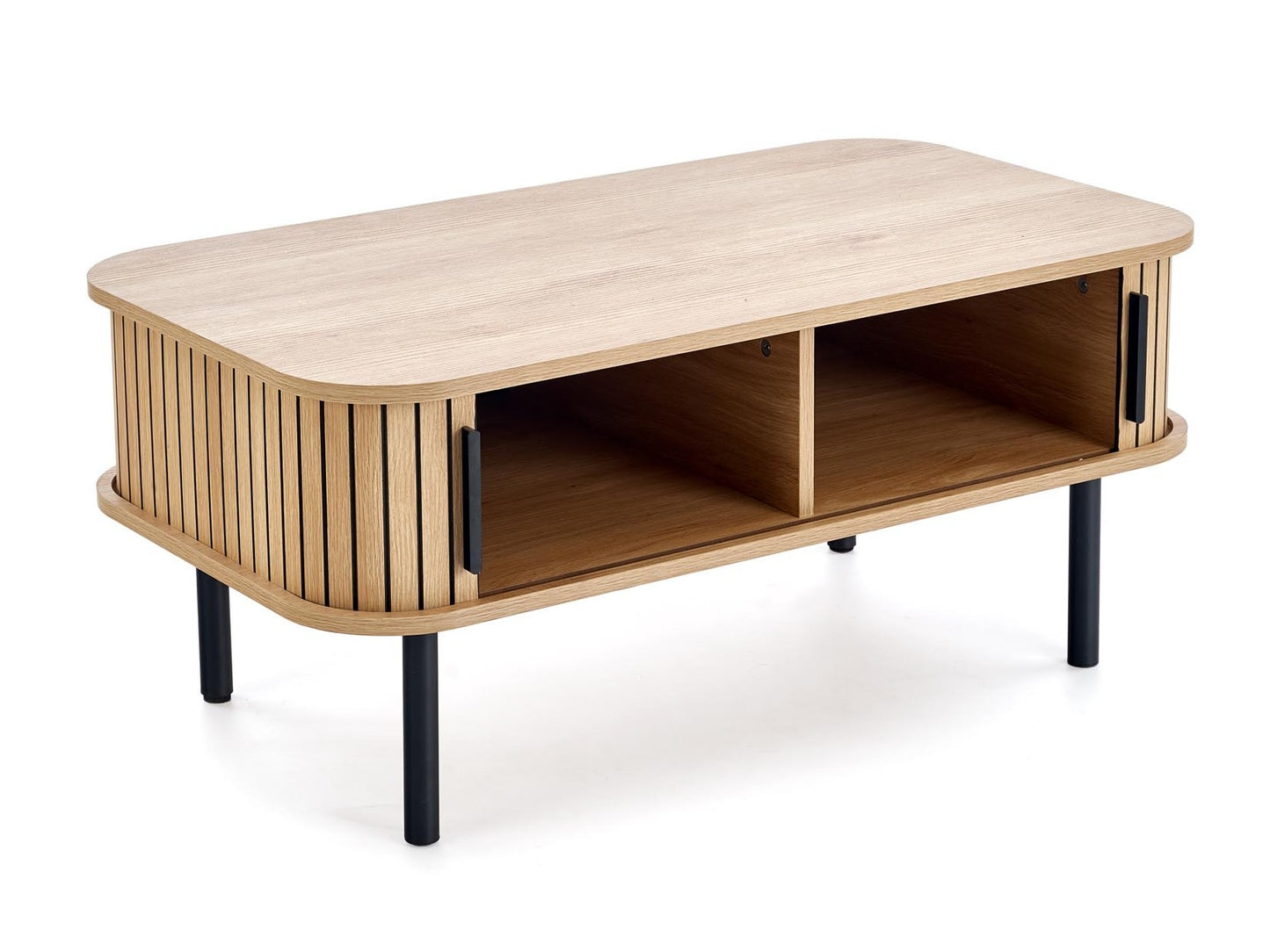 Žurnalinis staliukas ANGELINA žurnalinis staliukas, natural/juoda V-CH-ANGELINA-LAW