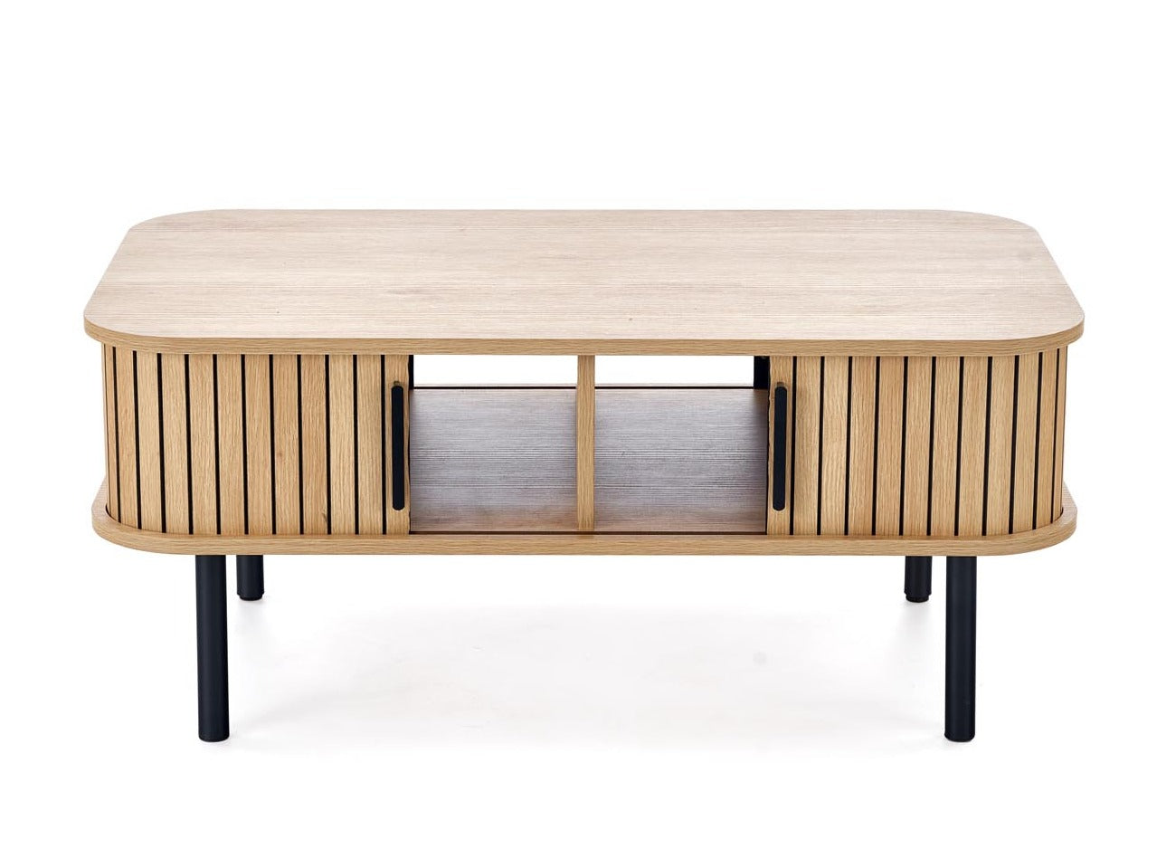 Žurnalinis staliukas ANGELINA žurnalinis staliukas, natural/juoda V-CH-ANGELINA-LAW