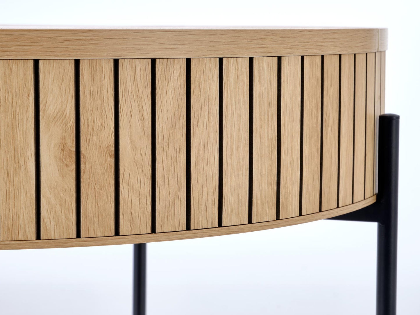 Žurnalinių staliukų komplektas DANTE komplektas of two, wnatural/juoda V-CH-DANTE-LAW