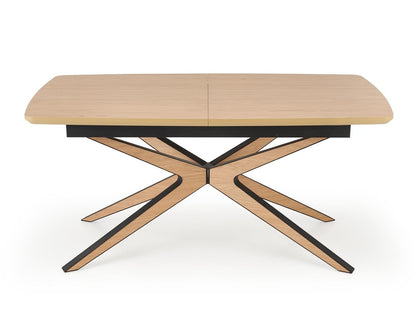 Stalas JAMES extension stalas, natural / juoda V-CH-JAMES-ST