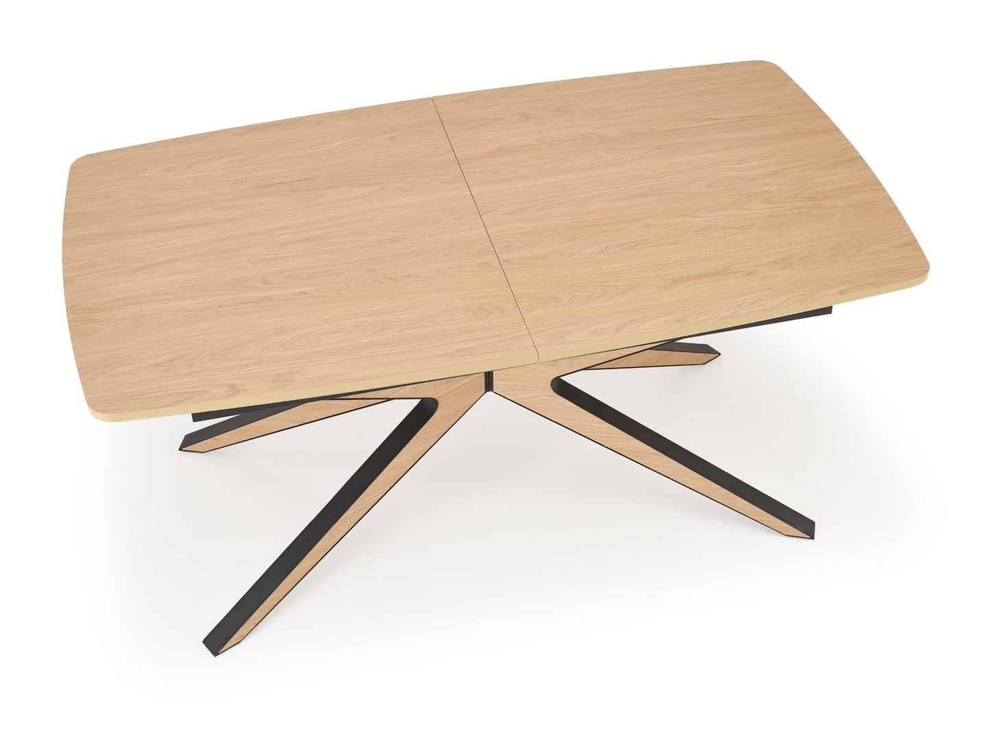 Stalas JAMES extension stalas, natural / juoda V-CH-JAMES-ST