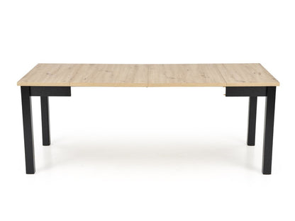Stalas QUBIK extension stalas, artisan ąžuolas / juoda V-PL-QUBIK-ST
