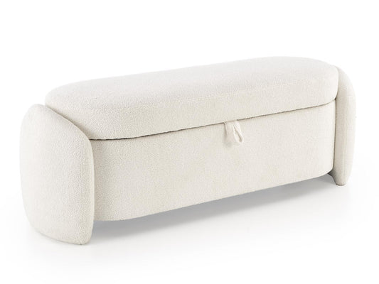 Minkštasuolis FICARIA suoliukas with storage function, kreminėy V-CH-FICARIA-ŁAWKA