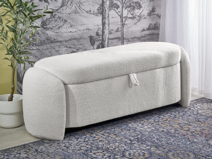Minkštasuolis FICARIA suoliukas with storage function, kreminėy V-CH-FICARIA-ŁAWKA